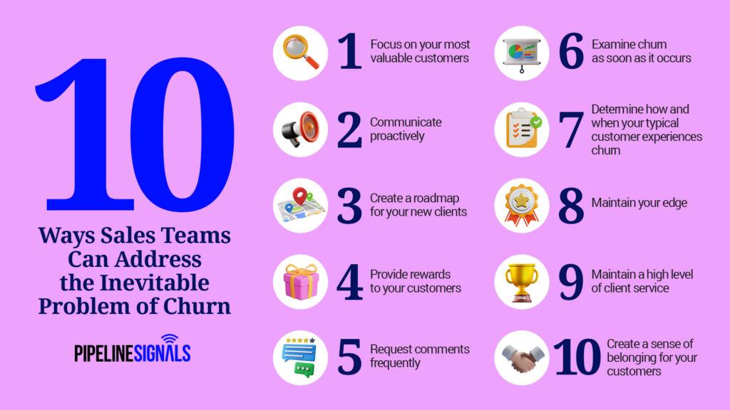 10 ways Sales Teams to prevent customer churn