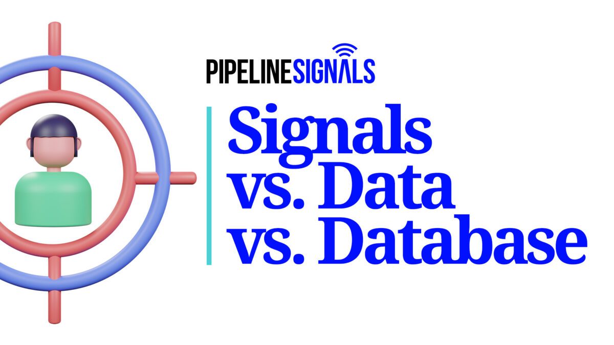 Signals vs. data vs. database